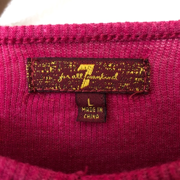7 For All Mankind | Long Sleeve Light Knit Top - Picture 5 of 7